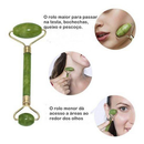 Rolo Pedra de Jade Placa Gua Sha Massagem Facial Anti Rugas Rolinho Jade Original Variações