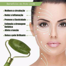 Rolo Pedra de Jade Placa Gua Sha Massagem Facial Anti Rugas Rolinho Jade Original Variações