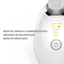 Massageador De Pescoço e Rosto LED Vermelha/Azul/Verde - Redução Rugas e Estímulo Colágeno Facial