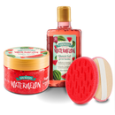 Kit Banho Wever Showers – Esfoliante de Açúcar + Gel de Banho + Bucha | Watermelon ou Vanilla