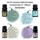 Kit 12 Essências Aromáticas 10ml Para Difusor Umidificador Aromatizador Aromaterapia – Nattuaromas
