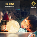 Umidificador De Ar Lua Aromatizador Com 3 Intensidades Luz Noturna 880ML Para Quartos, Mesas