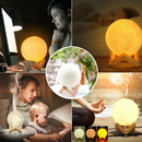 Umidificador De Ar Lua Aromatizador Com 3 Intensidades Luz Noturna 880ML Para Quartos, Mesas