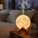 Umidificador De Ar Lua Aromatizador Com 3 Intensidades Luz Noturna 880ML Para Quartos, Mesas