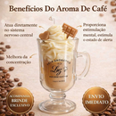 Vela Aromática na Taça Cappuccino100%Coco+Sabonete Massageador Café&Cacau Presente Perfeito Maes