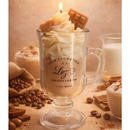 Vela Aromática na Taça Cappuccino100%Coco+Sabonete Massageador Café&Cacau Presente Perfeito Maes