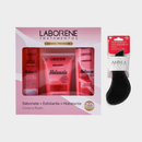 Kit Banho Premium Laborene Melancia – Sabonete + Esfoliante + Hidratante + Escova Mágica