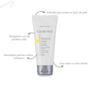 Esfoliante Facial Renovador Peeling de Cristal Clear Pele Abelha Rainha 60g Esfoliação Instantânea Remove Células Mortas