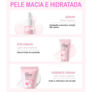 Japan Sakura Skincare Set 3 pçs Serum+Eye Cream+Cream Laikou