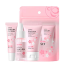 Japan Sakura Skincare Set 3 pçs Serum+Eye Cream+Cream Laikou