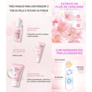 Japan Sakura Skincare Set 3 pçs Serum+Eye Cream+Cream Laikou