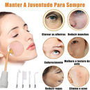 Aparelho Alta Frequência Portátil Para Limpeza De Pele Tratamento Facial e Capilar 4 Eletrodos Eletroterapia Bivolt
