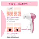 GUI ANA Escova Facial Elétrica Esfoliante Massageadora 5/1 Portátil PRONTA ENTREGA