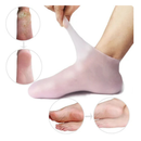 Meias De Silicone Para Hidratação Dos Pés Rachados Com Gel Hidratante Spa Uso Diário No Banho Ou No Sofá