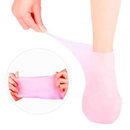 Meias De Silicone Para Hidratação Dos Pés Rachados Com Gel Hidratante Spa Uso Diário No Banho Ou No Sofá
