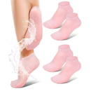 Meias De Silicone Para Hidratação Dos Pés Rachados Com Gel Hidratante Spa Uso Diário No Banho Ou No Sofá