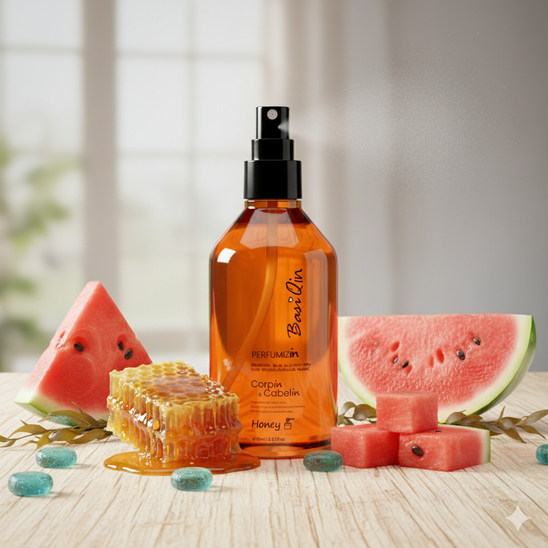 PERFUMIZIN HONEY CORPIN & CABELIN BASIQIN 150ML PERFUME CORPO E CABELO