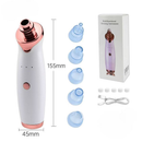 Removedor Cravos e Espinhas Extrator de Cravos Sucção a Vácuo Aparelho Recarregável Sugador Remove Acne